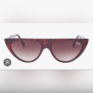 Quay Australia x Sophia Richie 111 Red Cat-Eye Sunglasses